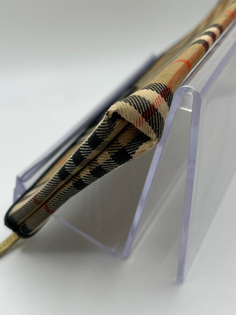 Burberry Haymarket Check Zippered Pouch - Picture 9 of 12